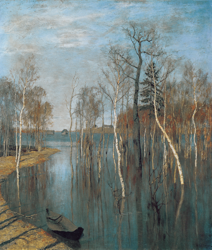  伊萨克·列维坦 Levitan，Isaak Iliich —— 春汛